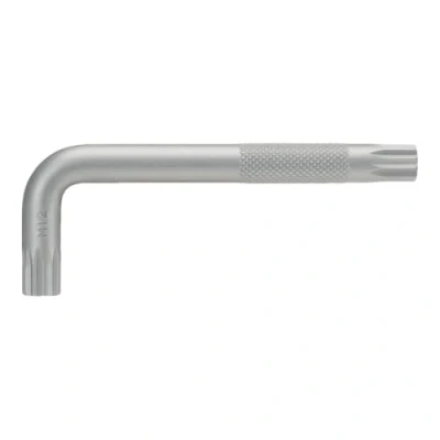 Image de KS TOOLS 151.4102 Tournevis coudé Polygone intérieur, extérieur 72, 24 M5 moleté