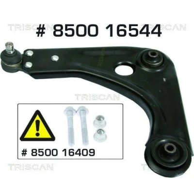 Image de TRISCAN 8500 16544 Bras de suspension avec rotule suspension, support en caoutchouc barre oscillant transversal FORD: KA 3 portes