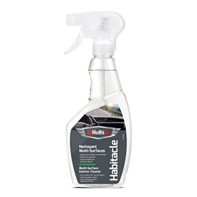 Image de Holts Nettoyant Intérieur Multi Surfaces Écrans, Tableaux de Bord, Volant, Plastiques Senteur Voiture Neuve Finition sans Résidu Pulvérisateur 500ml