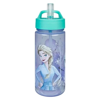 Image de Scooli Bouteille d&#039;eau Disney Frozen Sans BPA, avec motif Anna &amp; Elsa Idéale pour les enfants et fans Maternelle école 500 ml