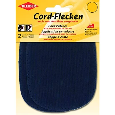 Image de Kleiber Cord Flecken Taches de Cordon, Coton, Bleu, 13,5 x 10 cm