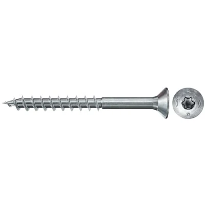 Image de fischer Vis à bois PowerFast II 3,0x45 Tête fraisée, empreinte TX, zingué blanc, filetage partiel/Boite de 500