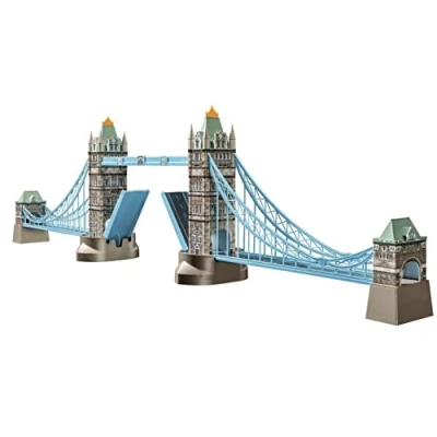 Image de Ravensburger Puzzle 3D Building Tower Bridge A partir de 10 ans 216 pièces numérotées à assembler sans colle Accessoires finition inclus 12559