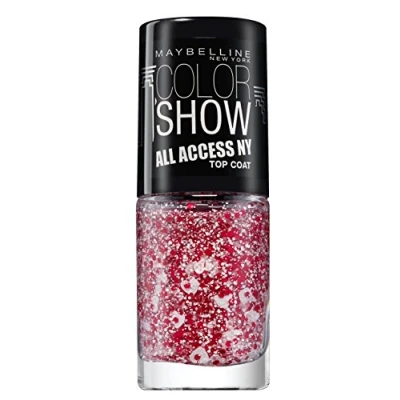 Image de GEMEY MAYBELLINE Colorshow All Access Ny Vernis à Ongles Paillettes Blanc/Rouge 424 Lover