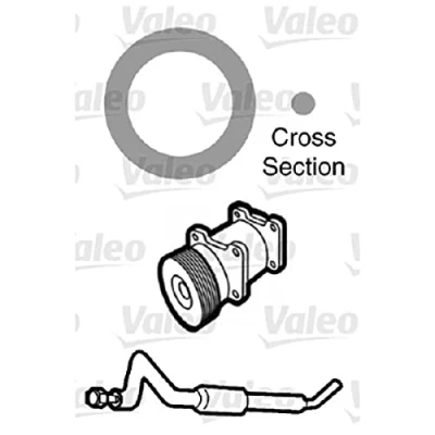 Image de VALEO 509737 Joint d&#039;étanchéification, conduite de réfrigérant