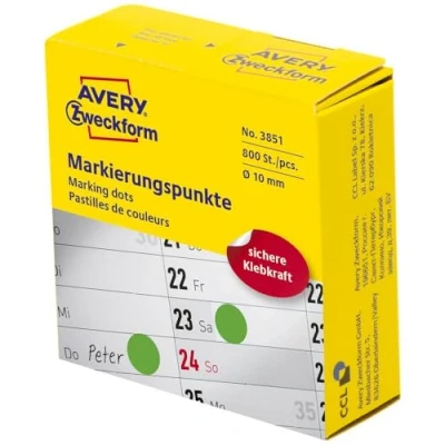 Image de Avery Zweckform étiquette 10 mm marqueur Point G, 800ST