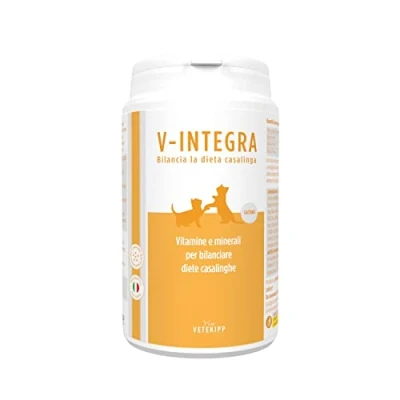 Image de V INTEGRA Chaton Supplément Complet Riche en vitamines et minéraux pour la Ration ménagère Barf des 200 g Produit Italie