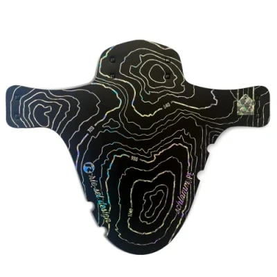 Image de Riesel Design ® Mudguard Boue : PE avec Serre câbles pour Le Garde Boue/Garde élégant et Moderne Toutes Les Tailles de vélo Lignes Hauteur