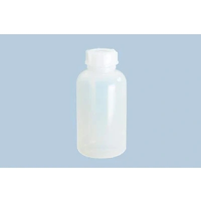 Image de Bouteille à col large hünersdorff remplir avec bouchon vis en LD PE (incassable et adapté au contact alimentaire), 2000 ml, transparent