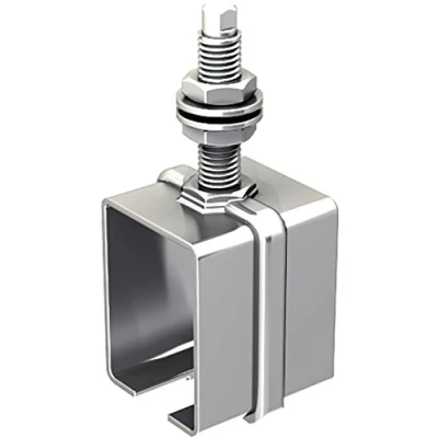 Image de Mantion Flot Support Envellopant PR RAIL 50x40, Ferrure de porte à déplacement droit 75 kg/Support enveloppant Tige longue 5041L, H (mm) = 170, L 66, Ø D 12