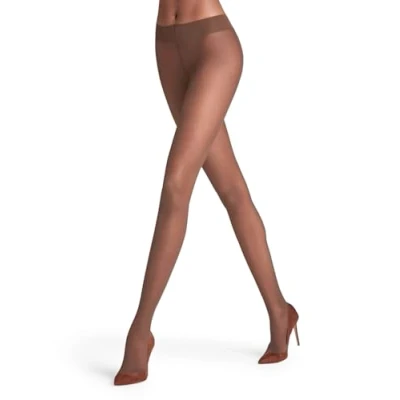 Image de FALKE Matt Deluxe 20 DEN W TI transparents unis 1 paire, Collants Femme, Marron (Espresso 5188), M L