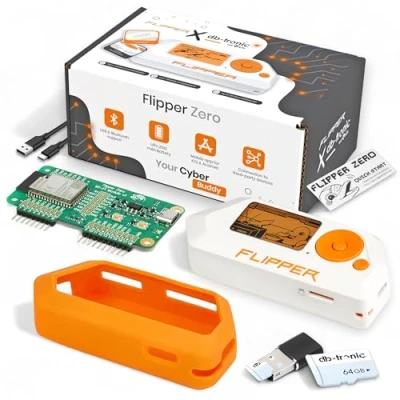 Image de Flipper Zero Starter Kit complet carte WiFi Coque en silicone microSD 64 Go Lecteur de USB