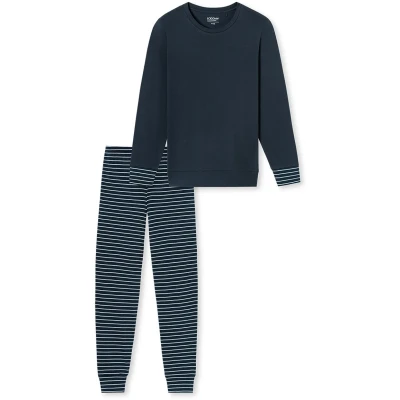 Image de uncover by Schiesser Pyjama, Femme, Taille: 38, Dunkelblau gem