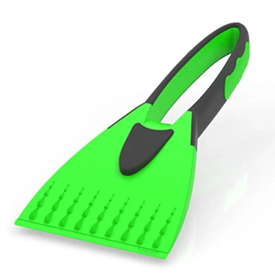 Image de AUPROTEC Grattoir à Glace 2K avec poignée Douce antidérapante Gratte Givre raclette Pare Brise Outil d&#039;hiver Couleur Vert