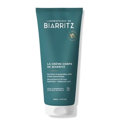 Image de Laboratoires de Biarritz La Crème Corps Nutrition &amp; Hydratation 24H Formule Vegan Certifiée Bio Fabriquée en France 200 ml