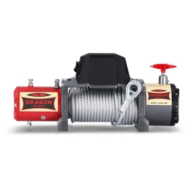 Image de Dragon Winch treuil électrique 12V Maverick 12000 lbs / 5443 kg avec Câble en Acier 20m pour voiture, dépanneuses et véhicules municipaux Télécommande sans fil + accessoires Étanchéité IP67