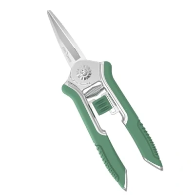 Image de FLORA GUARD 16,5 cm Micro tip Sécateur jardinage Main Ciseaux de coupe en acier inoxydable avec vert