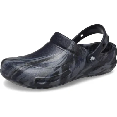 Image de Crocs Sabots Unisexes Bistro Graphic, Bleu Marine foncé Multicolore, 36/37 EU