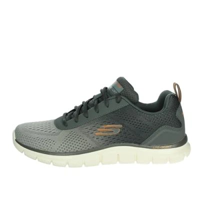 Image de Skechers Homme Track Ripkent Baskets, Maille synthétique Olive, 39 EU
