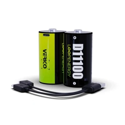 Image de Verico LoopEnergy Pile Rechargeable LR20 (D) Li ION 7400 mAh 1.5 V 2 pc(s)