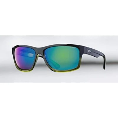 Image de Rapala, Matériel de Pêche, Precision Faial, Lunettes Polarisantes 100% Anti UVA UVB, Fabriquées et peintes à la Main en Italie, Verres Ambre avec Traitement Reflet Miroir Vert