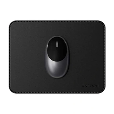 Image de Satechi Eco Tapis de souris En cuir Noir ST ELMPK