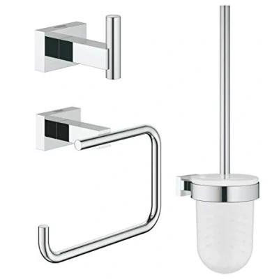 Image de GROHE Set d’accessoires 3 en 1 Essentials Cube 40757001