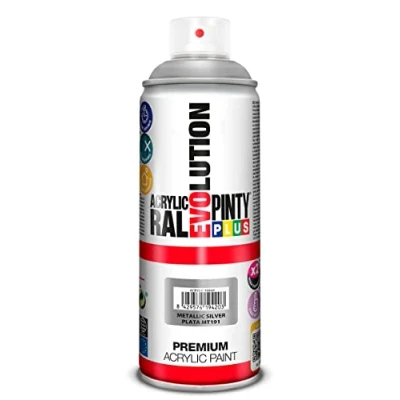 Image de Peinture bombe plus évolution métallisé argent NVS269 400 mL