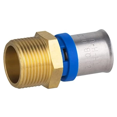 Image de Raccord Multicouche à Sertir Multi profils Ø20 Mâle 20x27 NOYON &amp; THIEBAULT