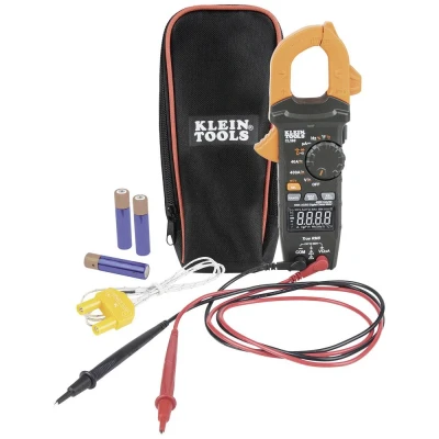 Image de Klein Tools CL390 Pince multimètre numérique, portée automatique 400 A, mesure la tension AC/DC, résistance du courant AC/DC et TRMS
