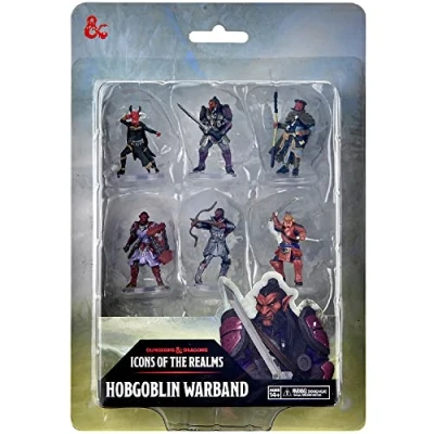 Image de Dungeons &amp; Dragons D&amp;D Icons of The Realms : Hobgoblin Warband 6 Figurines pré peintes, Miniatures, RPG