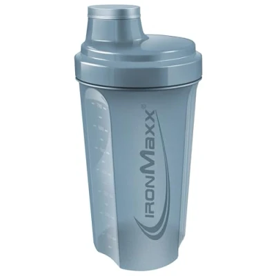 Image de IronMaxx Shaker à protéines Kyanite Blue 700 ml avec bouchon vissé, passoire, échelle anti fuite, sans BPA, lavable