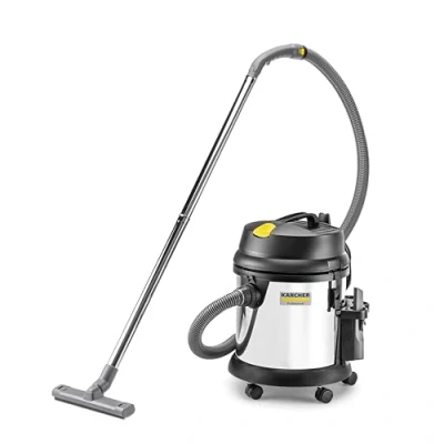 Image de Kärcher Aspirateur Eau &amp; Poussières NT 27/1 Me, Gamme Professionnelle, Fonction Soufflerie, Puissance : 1380 W, Cuve 27 l, Flexible 7,5 m, Gris, Noir