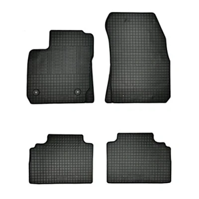 Image de AutoStyle CK RFO03 Ensemble de tapis sol caoutchouc avant et arrière 4 noir