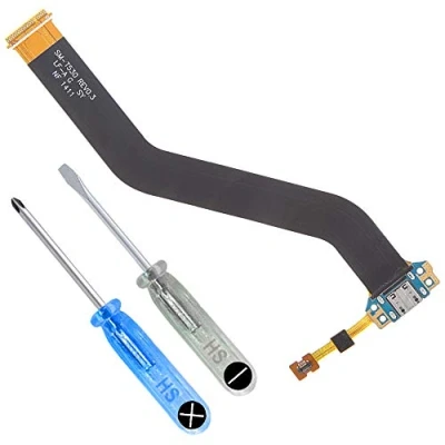 Image de MMOBIEL Connecteur Port Micro USB Compatible avec Samsung Galaxy Tab 4 (10.1 Pouces) T530 T531 T535