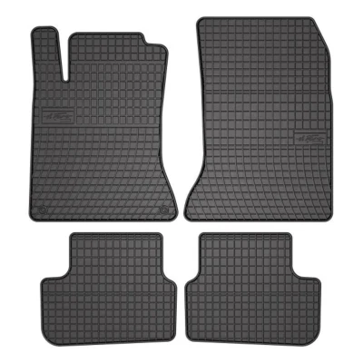 Image de FROGUM 0782 Ensemble de tapis sol Caoutchouc avant et arrière 4 noir Sur mesure MERCEDES BENZ: Classe A