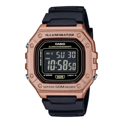 Image de Casio Unisex Montre à affichage digital Rose goldcoloured, Taille: One Size, gold coloured