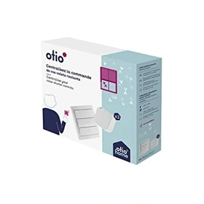 Image de Pack volets roulants télécommandés OTIO Blanc roulant Radio télécommandé volet