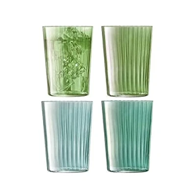 Image de LSA G060 18 150 Gems Tumbler 560ml Assorted Jade x 4