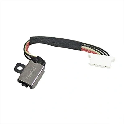Image de ZAHARA DC Jack d&#039;alimentation pour Dell OEM Vostro 5471 V8CT9, Ins piron 5370 0TV8K5 Prise Charge Port Dock Plug Power CC avec connecteur de câble