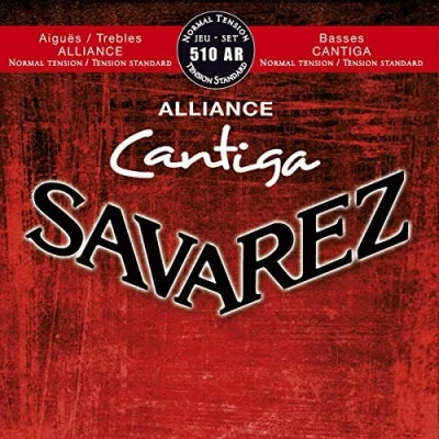 Image de Savarez Alliance Cantiga 510AR Jeu de Cordes pour Guitare classique Multi One Size