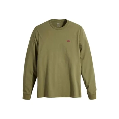 Image de Levi&#039;s Original TEE Tshirt à manches longues, Homme, Taille: XS, Ls cotton plus patch