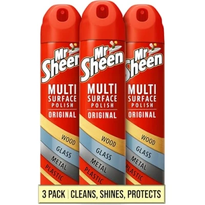 Image de Mr Sheen Vernis Multi Surfaces Original 250 ml Lot de 3, l&#039;emballage peut varier