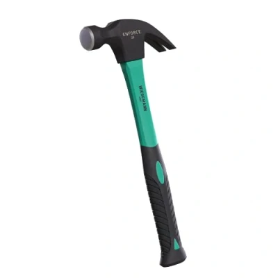 Image de Marteau arrache clou américain 16 oz (450 g) avec manche en fibre de verre 2K par WIESEMANN 1893 gamme ENFORCE tête forgée et trempée induction 80492