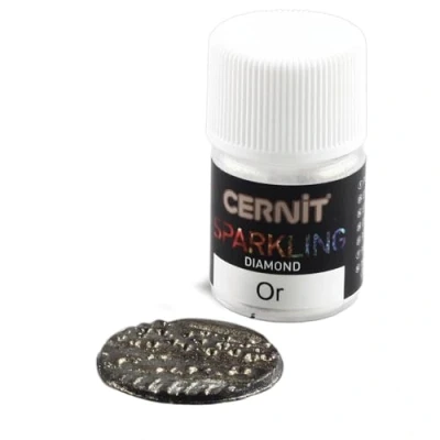Image de CERNIT CE6120005050C Poudre colorée effet Ultra Pot 5g brillant Or Peut être mélangé