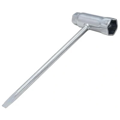 Image de DAKCOS clé mixte, à bougie, en T, pour tronçonneuse, 13 mm x 19 tronçonneuse