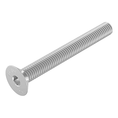 Image de Vis à tête fraisée SECCARO M5 x 45 mm, acier inoxydable V2A VA A2, DIN 7991 / ISO 10642, emboîture hexagonale, 20 pièces