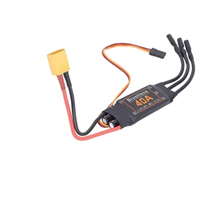 Image de WANGCL Moteur sans balais ESC 40 A avec connecteur XT60 Contrôleur de vitesse électrique Sortie BEC : 5 V/3 pour voiture RC Monster Truck Crawler Drone