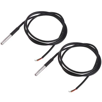 Image de 2pcs DS18B20 Waterproof Digital Temperature Sensor Probe NTC Thermistor Thermal