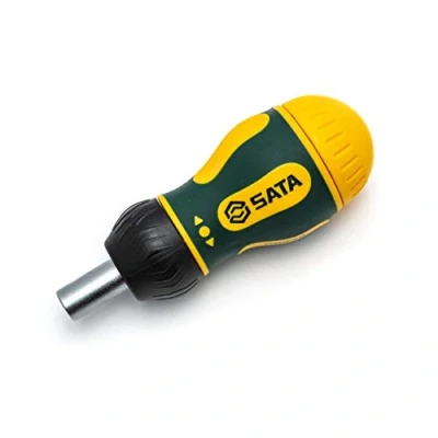 Image de SATA ST09348 Tournevis 6 en 1 avec mécanisme à cliquet lisse et trois réglages, pièces